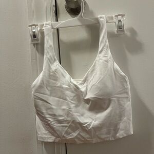 Aerie Offline White Built in Bra Top